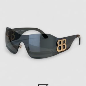 Balenciaga BB0359S Black Lenses Gold Logo - Image 1
