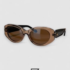 ⁦Bvlgari BV40007 Brown Lenses Transparent Brown Frame⁩ - الصورة ⁦1⁩