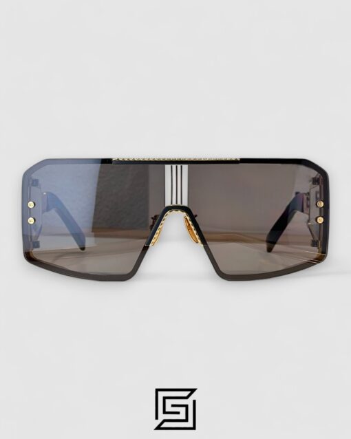 Alternative view of BALMAIN LE MASQUE Black Lenses Gold Frame