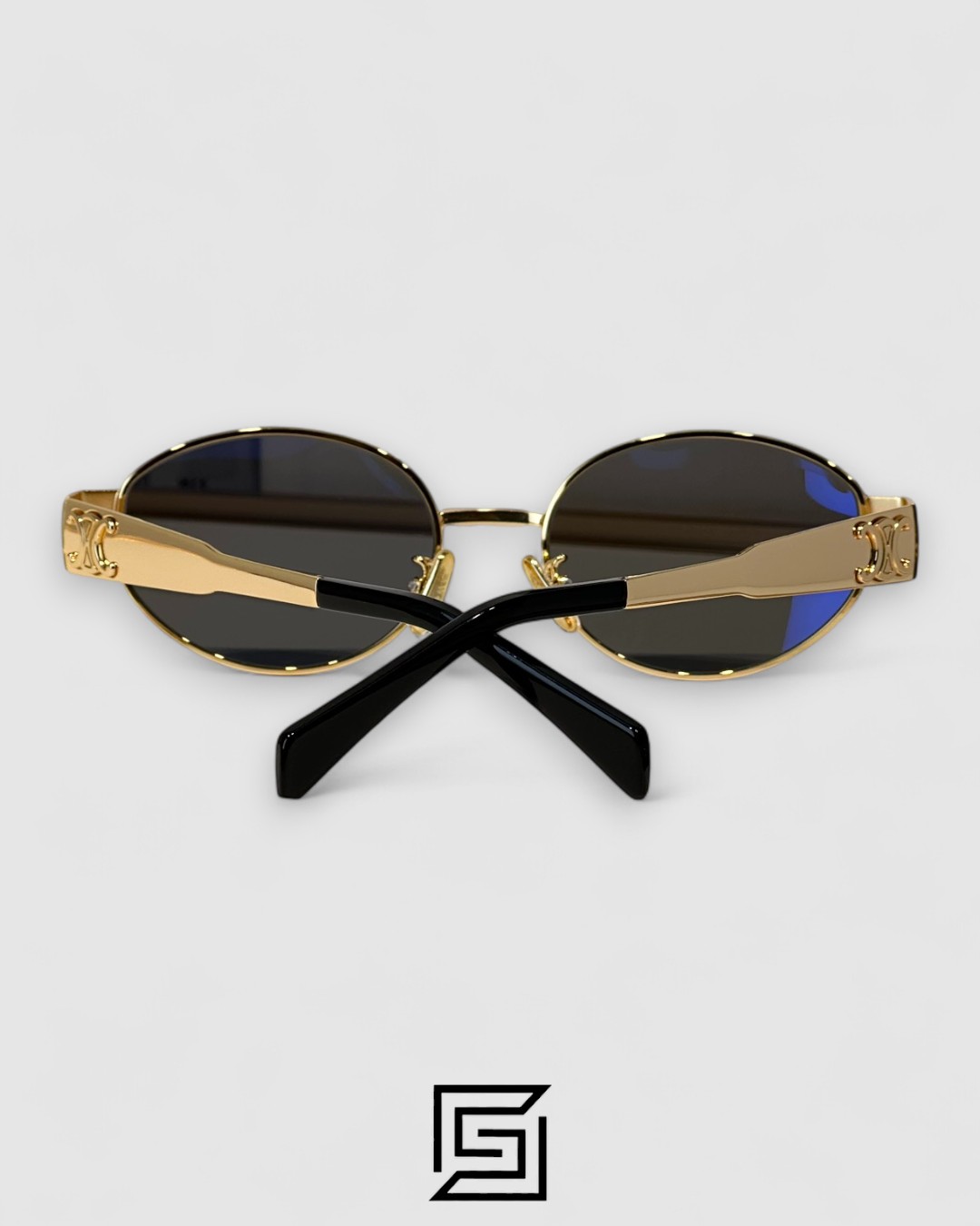 CELINE CL40235 Black Lenses Gold Frame - Image 4