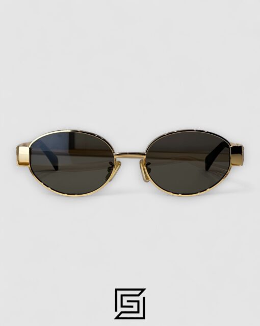 Alternative view of CELINE CL40235 Black Lenses Gold Frame