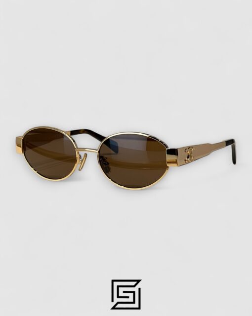 CELINE CL40235 Brown Lenses Gold Frame