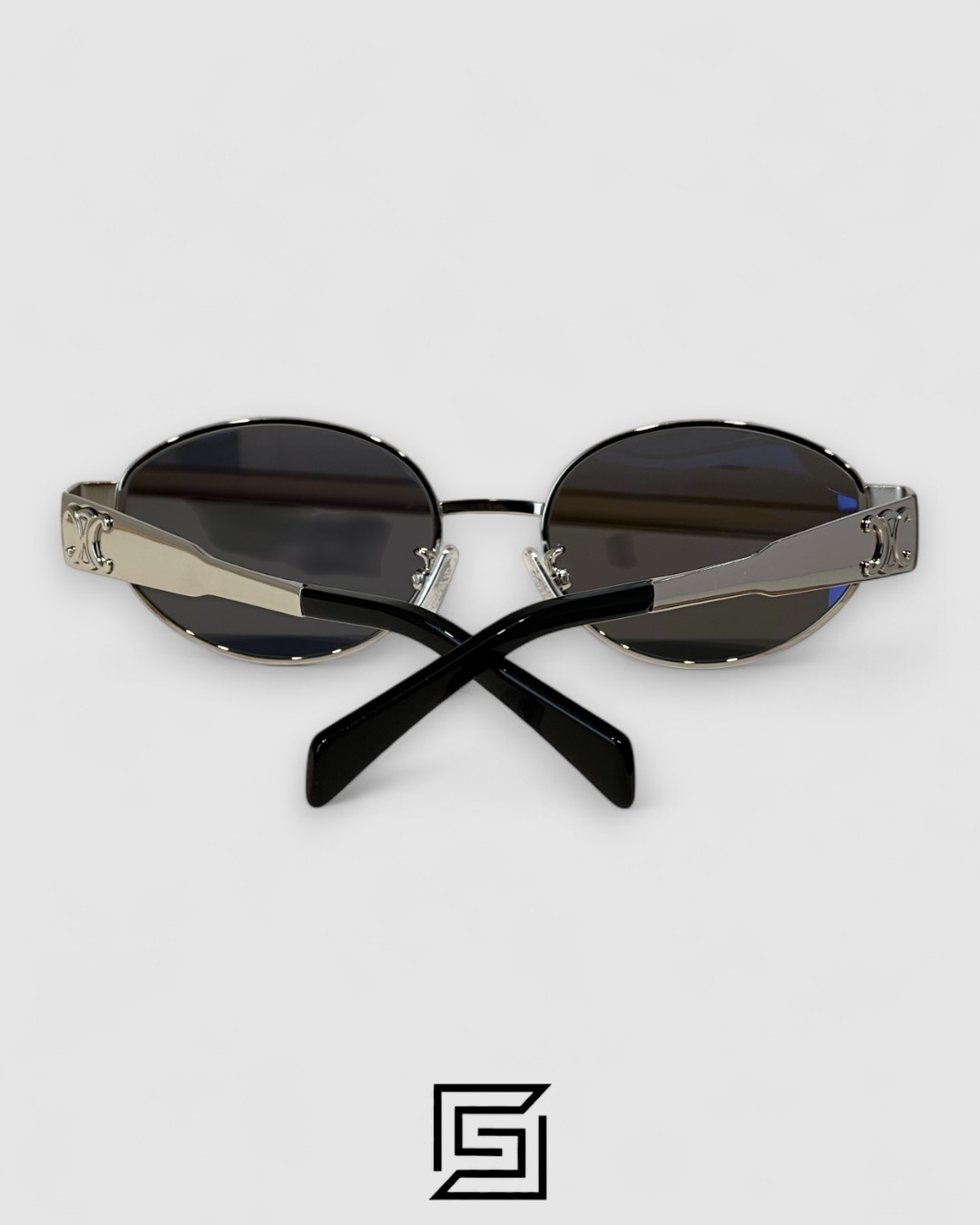 CELINE CL40235 Black Lenses Silver Frame - Image 4