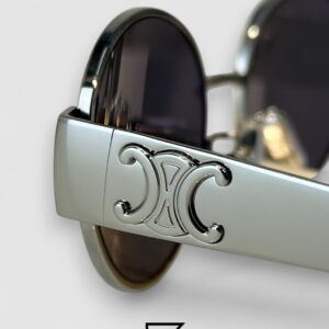 CELINE CL40235 Black Lenses Silver Frame - Image 6