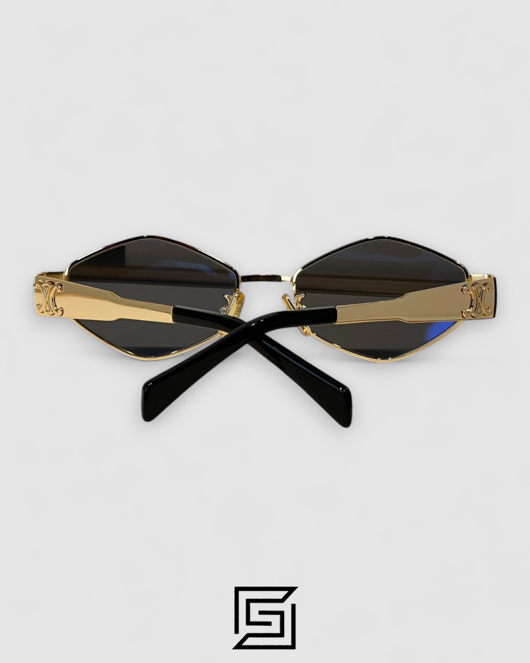 CELINE CL40254U Black Lenses Gold Frame - Image 3