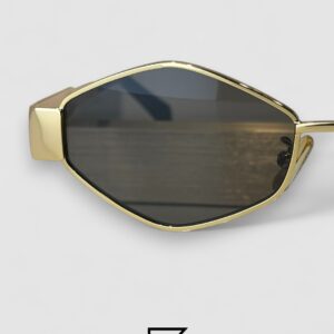 CELINE CL40254U Black Lenses Gold Frame - Image 5