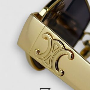 CELINE CL40254U Black Lenses Gold Frame - Image 6
