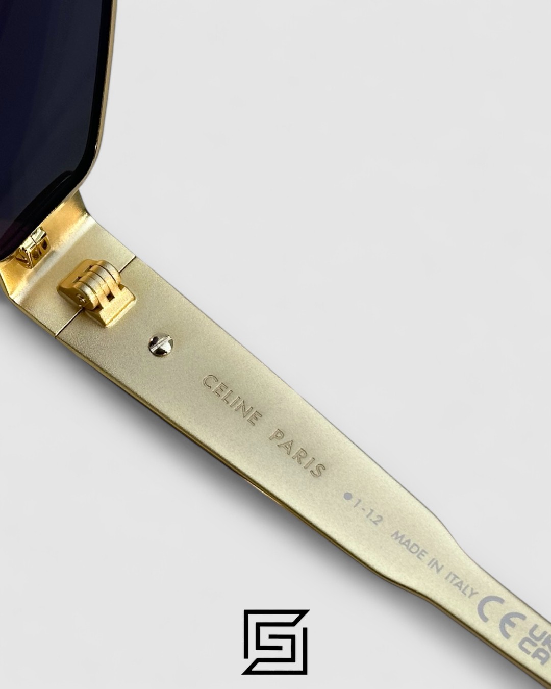 CELINE CL40254U Black Lenses Gold Frame - Image 7