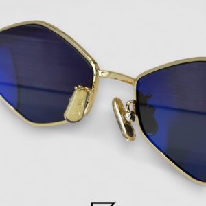 CELINE CL40254U Black Lenses Gold Frame - Image 9