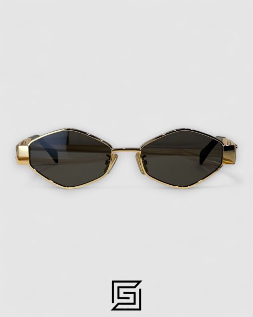 CELINE CL40254U Black Lenses Gold Frame