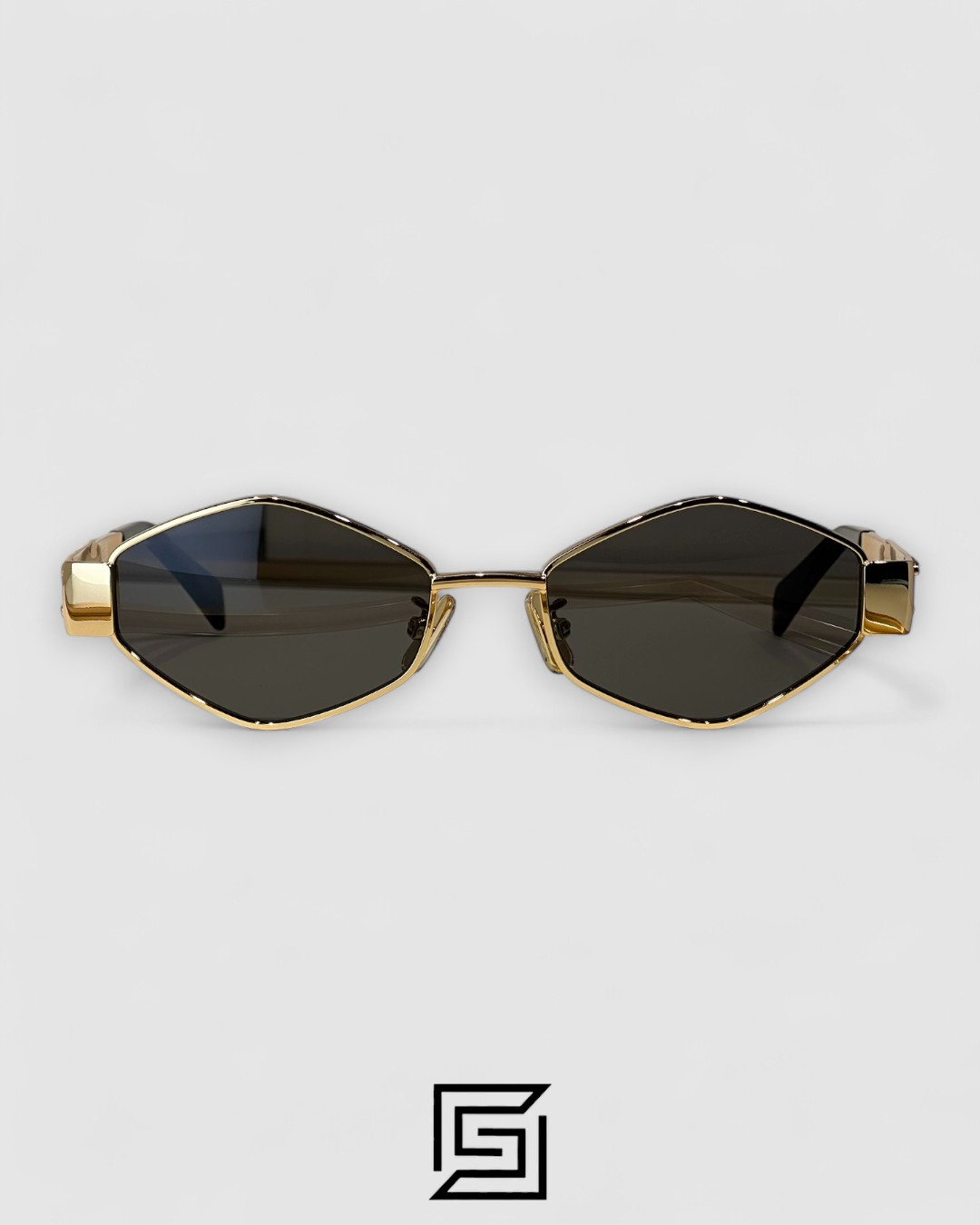 CELINE CL40254U Black Lenses Gold Frame - Image 1