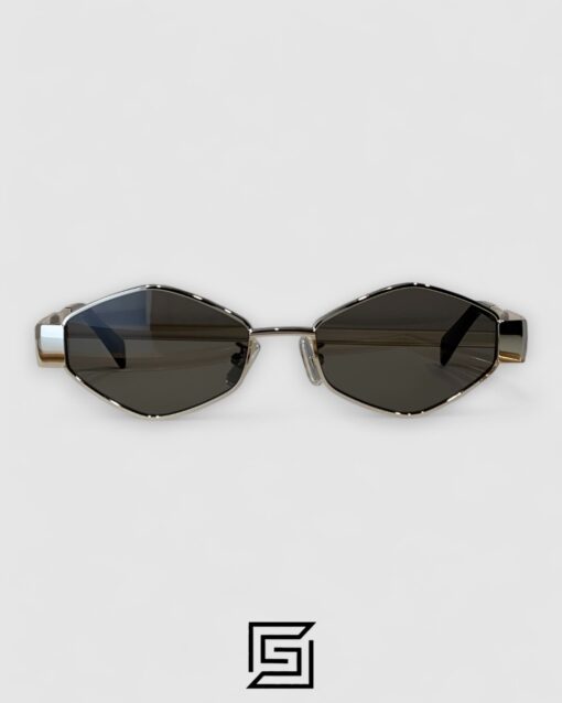 CELINE CL40254U Black Lenses Silver Frame