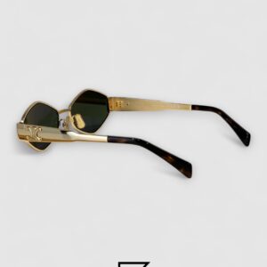 CELINE CL40254U Olive Lenses Gold Frame - Image 2
