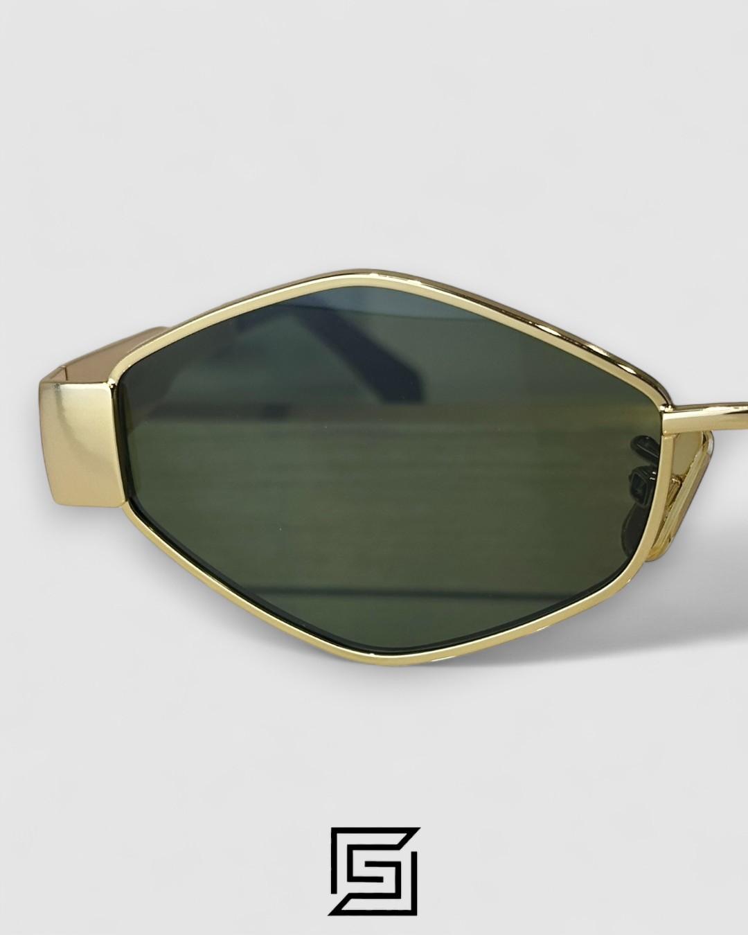 CELINE CL40254U Olive Lenses Gold Frame - Image 5
