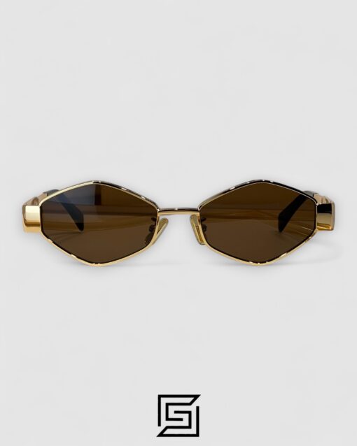 CELINE CL40254U Brown Lenses Rose Gold Frame