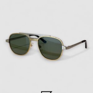 ⁦Cartier CT0477S Olive Lenses Half Gold Frame⁩ - الصورة ⁦1⁩