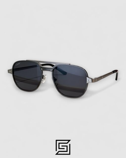 Cartier CT0477S Black Lenses Gun Frame