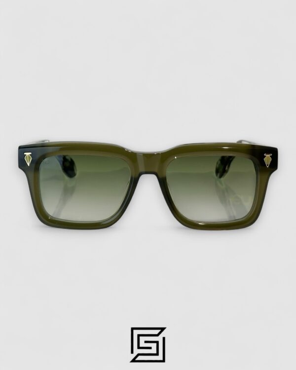 T HENRI H1 Green Lenses Transparent Green Frame