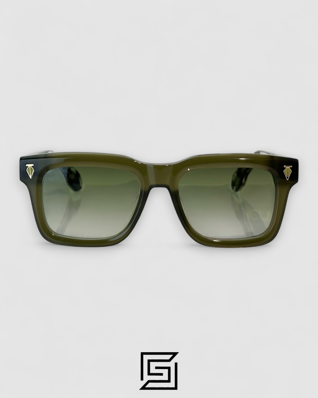 ⁦T HENRI H1 Green Lenses Transparent Green Frame⁩ - الصورة ⁦2⁩