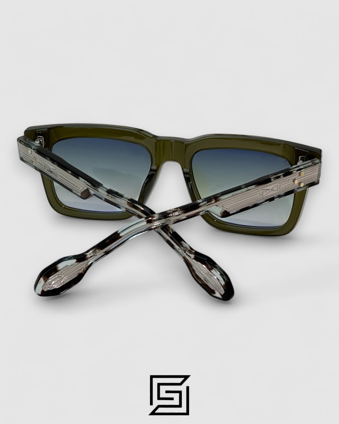 ⁦T HENRI H1 Green Lenses Transparent Green Frame⁩ - الصورة ⁦4⁩
