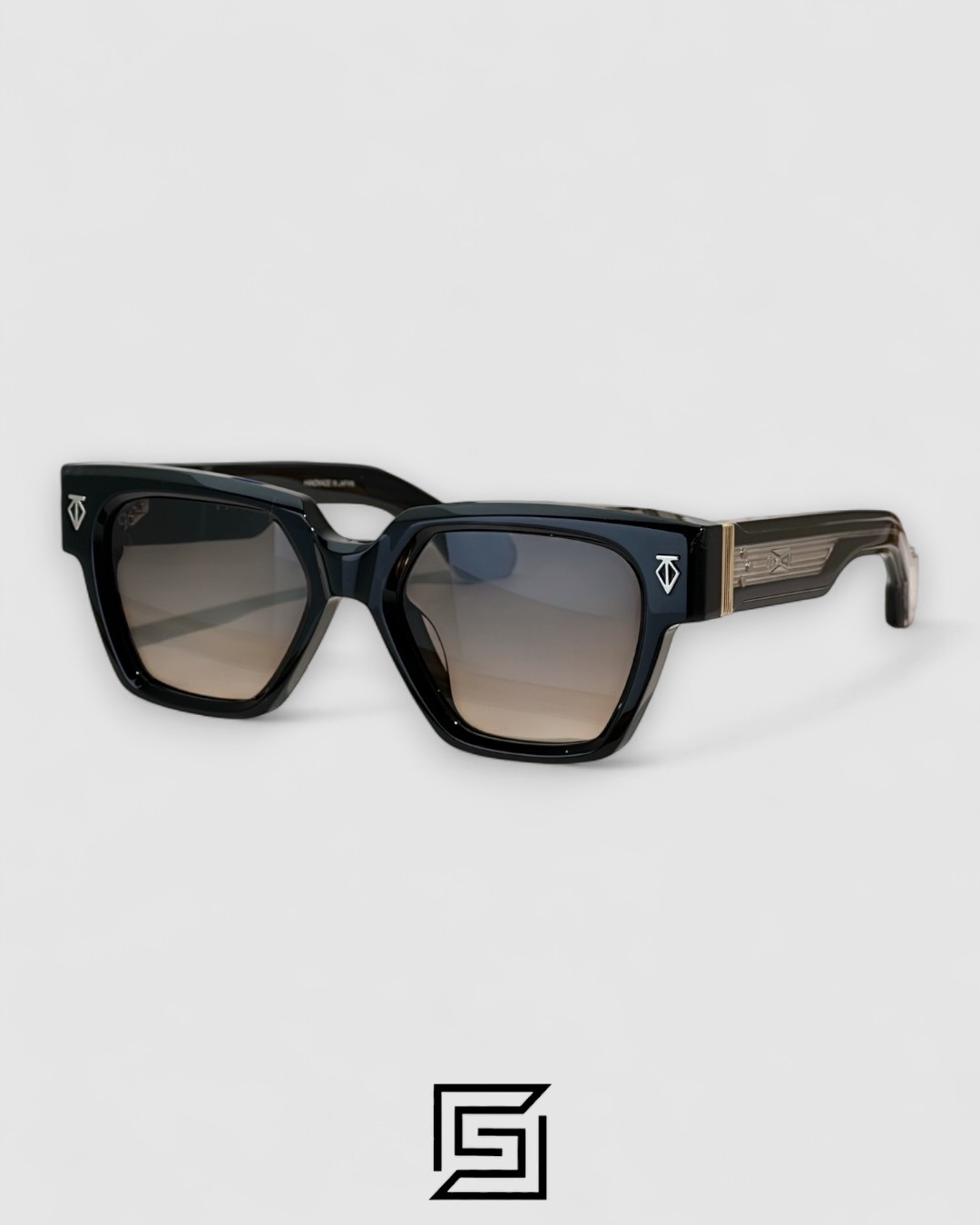 T HENRI UTOPIA Grey Lenses Black Frame - Image 1