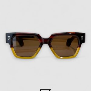 T HENRI UTOPIA Brown Lenses Half Brown Frame - Image 2