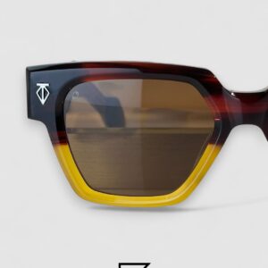 T HENRI UTOPIA Brown Lenses Half Brown Frame - Image 5
