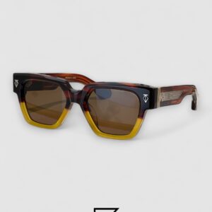 T HENRI UTOPIA Brown Lenses Half Brown Frame - Image 1