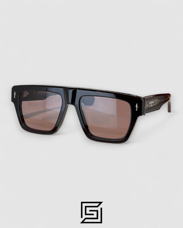 ACOMA Bold Brown Frame With Brown Lenses and Gold Arm