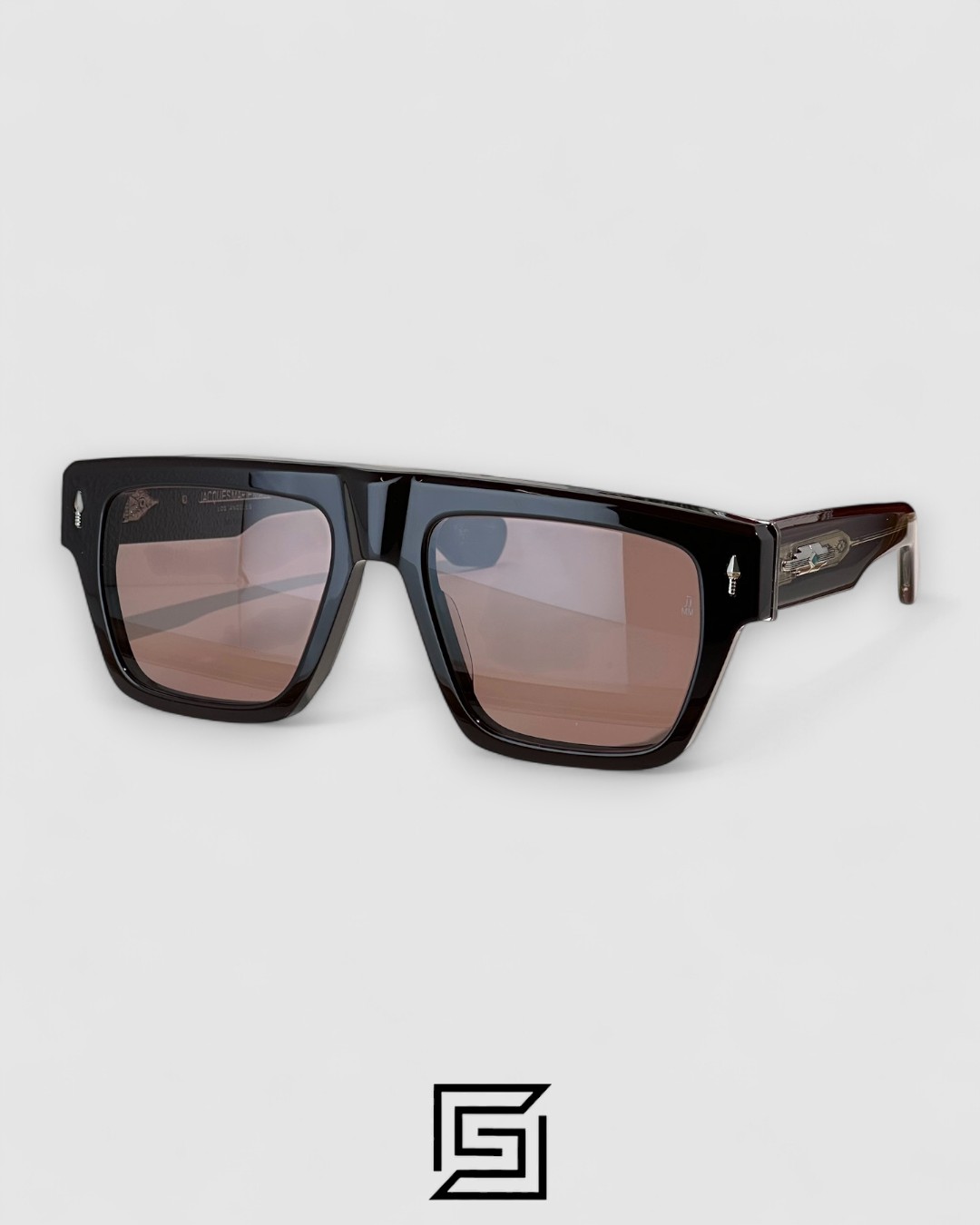ACOMA Bold Brown Frame With Brown Lenses and Gold Arm - Image 1