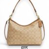 Coach Laurel Shoulder Bag In Signature Canvas CR149 Khaki