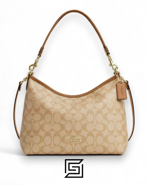 Coach Laurel Shoulder Bag In Signature Canvas CR149 Khaki