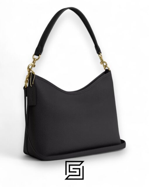 Alternative view of Coach Laurel Shoulder Bag In Signature Canvas CR149 Black