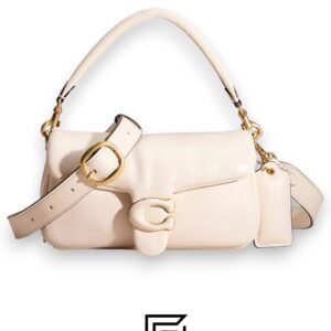 Coach Pillow Tabby Shoulder White Bag – Style No. C3880 - Image 1