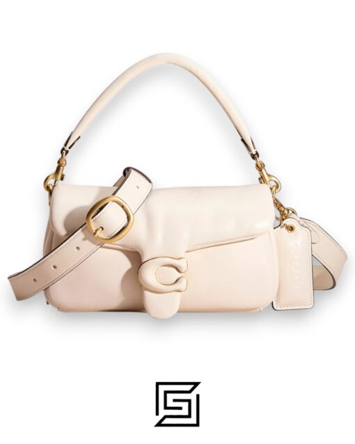 Coach Pillow Tabby Shoulder White Bag – Style No. C3880