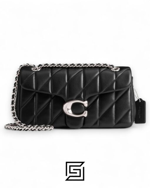 Coach Tabby Shoulder Bag 26 With Pillow Quilting Black Silver – Style No. CP150