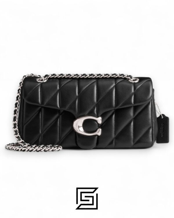 Coach Tabby Shoulder Bag 26 With Pillow Quilting Black Silver – Style No. CP150