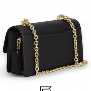 Coach Eliza Flap Crossbody Bag In Black – Style No. CR529 CP008 - Image 2