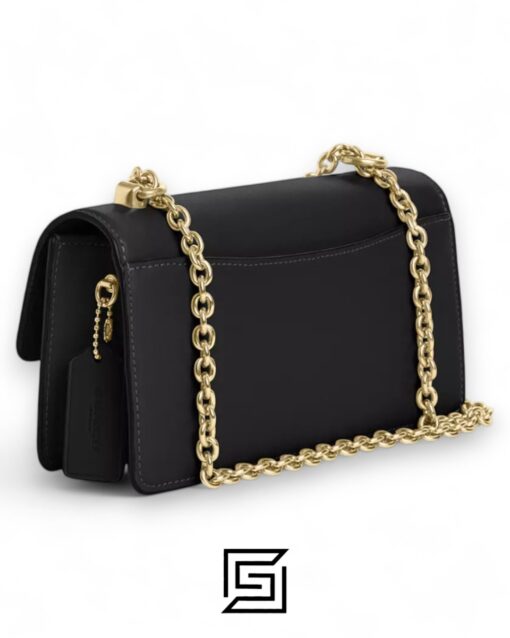 Alternative view of Coach Eliza Flap Crossbody Bag In Black – Style No. CR529 CP008