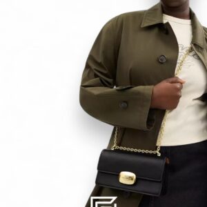 Coach Eliza Flap Crossbody Bag In Black – Style No. CR529 CP008 - Image 6