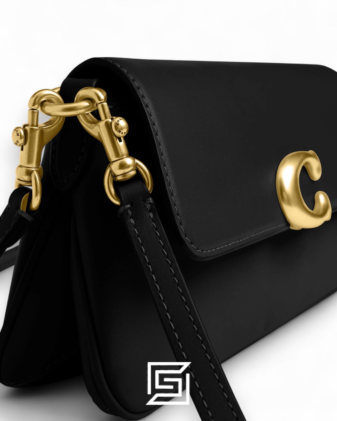 Coach Jet Shoulder Bag Black – Style No. CAM16 - Image 6