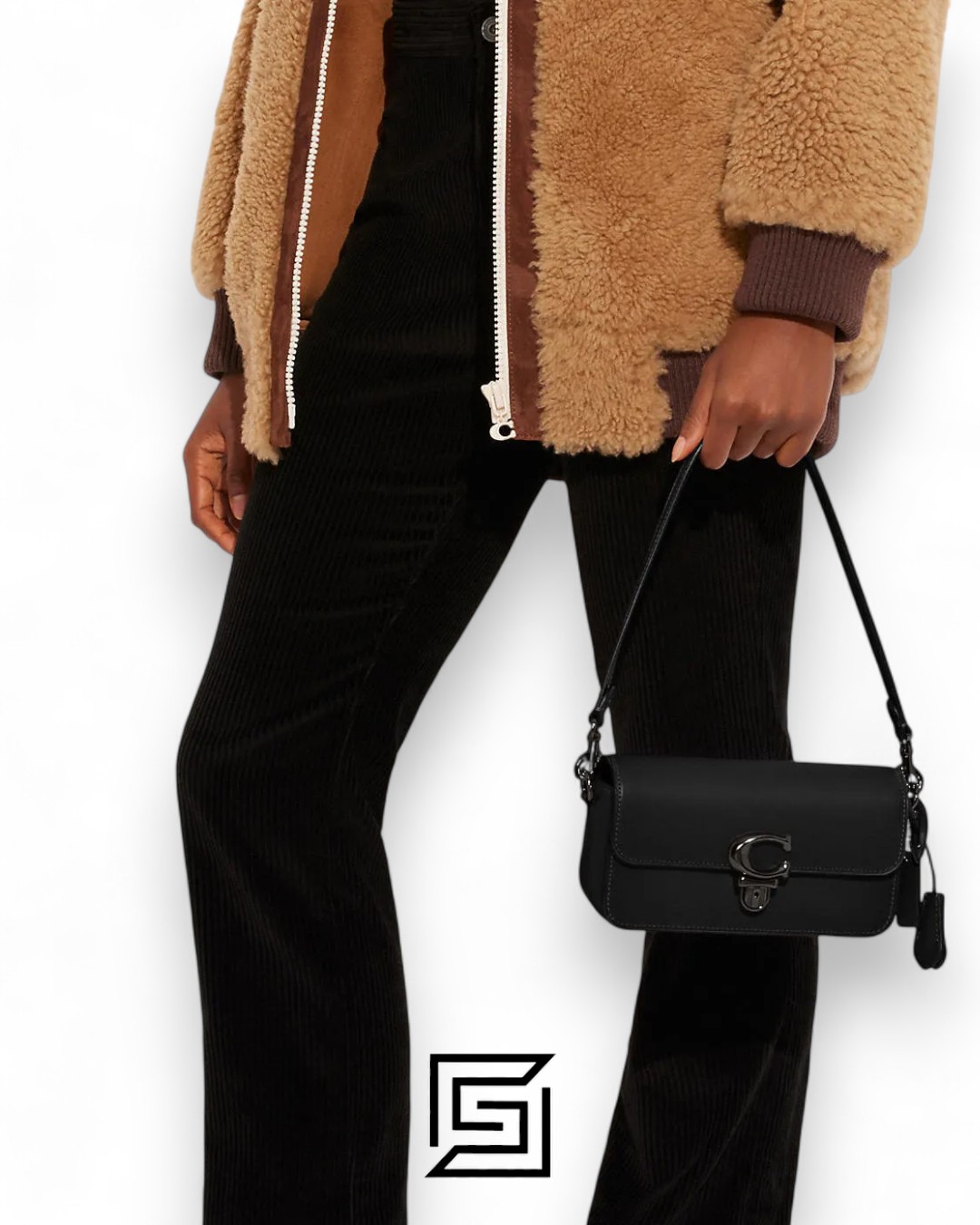 Coach Studio Baguette Black Bag – Style No. CE331 - Image 3