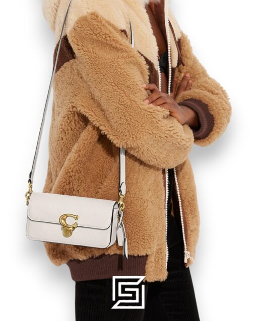 Alternative view of Coach Studio Baguette White Bag – Style No. CE331