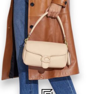 ⁦Coach PILLOW TABBY SHOULDER BAG 26 Cream - Style C0772⁩ - الصورة ⁦4⁩