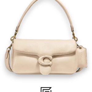 ⁦Coach PILLOW TABBY SHOULDER BAG 26 Cream - Style C0772⁩ - الصورة ⁦1⁩