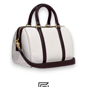 ⁦Coach Ruby Satchel 25 In Colorblock White Style No. C8530⁩ - الصورة ⁦2⁩