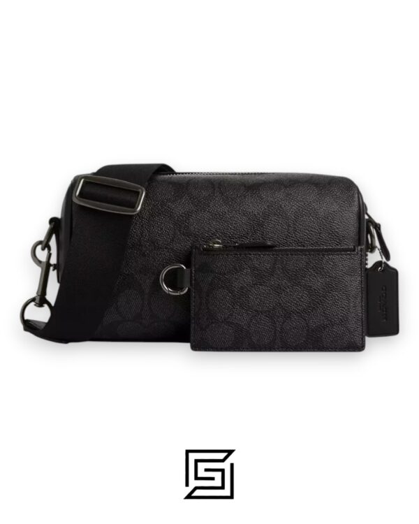 COACH Axel Crossbody Bag In Signature Canvas Style No. CJ674