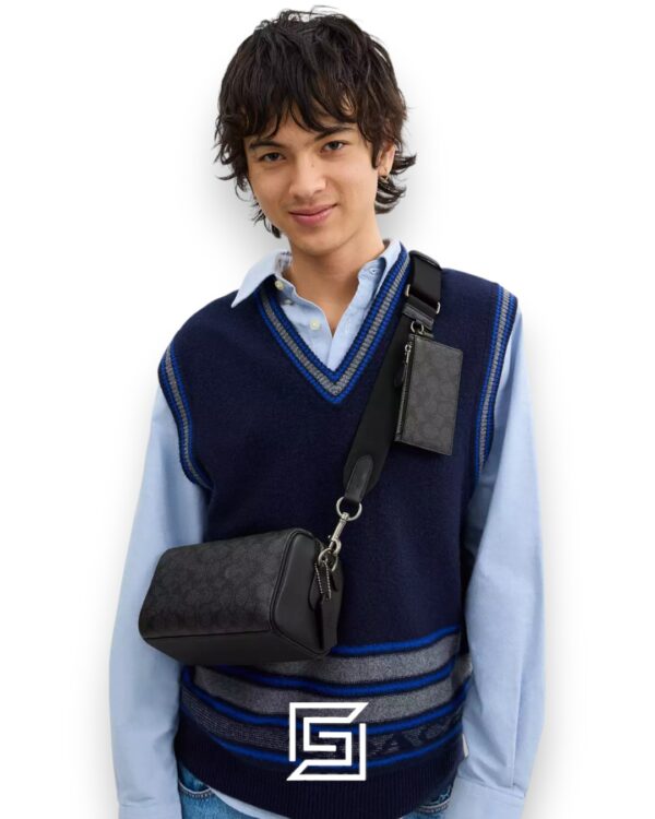 COACH Axel Crossbody Bag In Signature Canvas Style No. CJ674
