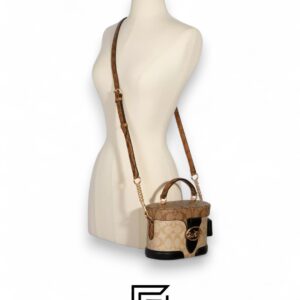 Coach Georgie Gem Crossbody In Blocked Signature Canvas  – Style No. 5504 - Image 4