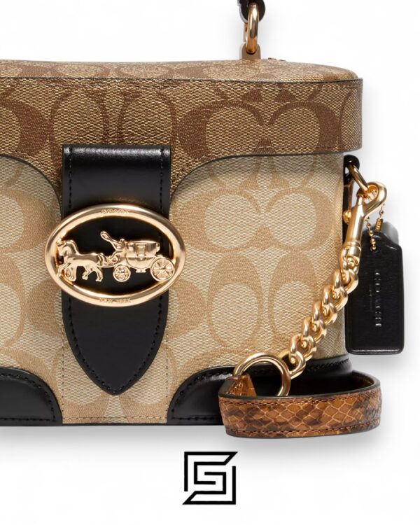 Coach Georgie Gem Crossbody In Blocked Signature Canvas – Style No. 5504